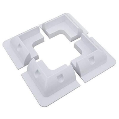 Kit 4 Soportes Blanco Mestic Techo Placa Solar Panel Autocaravana Camper 1503290