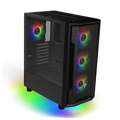  ATX Mid Tower Gaming Computer PC Case with Side Tempered GD-ATHENA M6 LITE