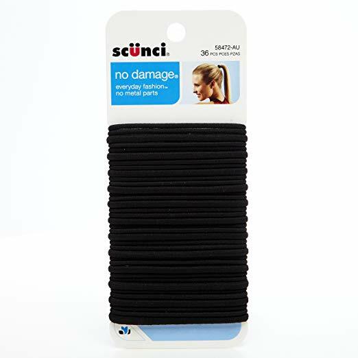 2 Pack Scunci No Damage Ties Ropes Hair Assorted Keep Sure Without