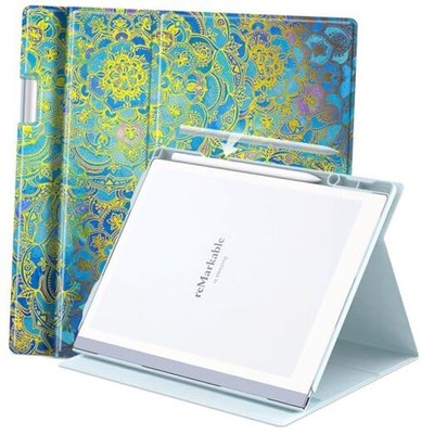 ENET-CASE Case for Remarkable 2 Paper Tablet- Multi-Viewing Topaz Glass