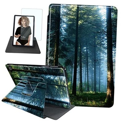 Case for Kindle Fire HD 8 & Fire HD 8 Plus Tablet Nature Misty Forest
