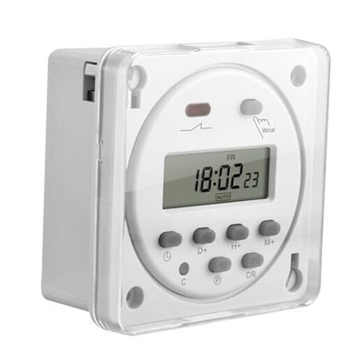 Digital LCD Power Weekly Programmable Timer Relay Switch, CN101A, DC12V 16Amp, 