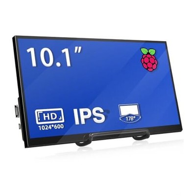 10.1 Inch Raspberry Pi Screen HDMI Monitor 1024x600 LCD Display 16:9 IPS 