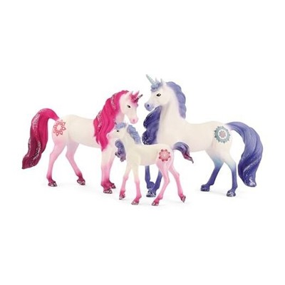  bayala Unicorn Toys, 3-Piece Collectible Set of Unicorn Figurines, Unicorn 