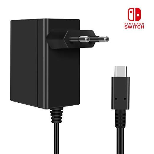 Alimentatore Trasformatore Caricabatteria Da Rete Per Nintendo Switch mar