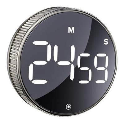 BlueSnail Kitchen Timer, Productivity Timer with LED Digital Display, Guncolor