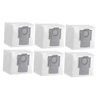 6 Pcs Dust Bags for Roborock S8+/ S8 Pro Ultra/ S7 MaxV Ultra/ S7 Pro Ultra/ 