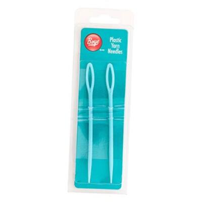  Plastic Yarn Sewing Needle Set ,blue, 2 Count ( Pack of Plastic Sewing Needle