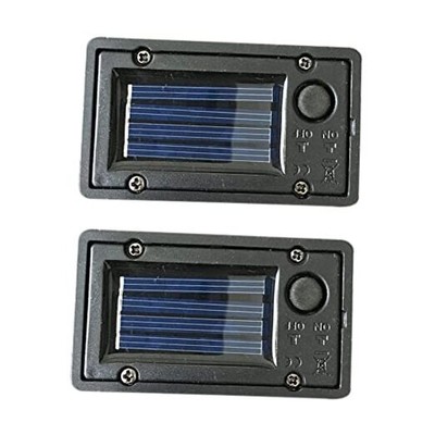 2 Pack Solar Lantern Top Replacement LED Solar Light Replacement Parts Solar 