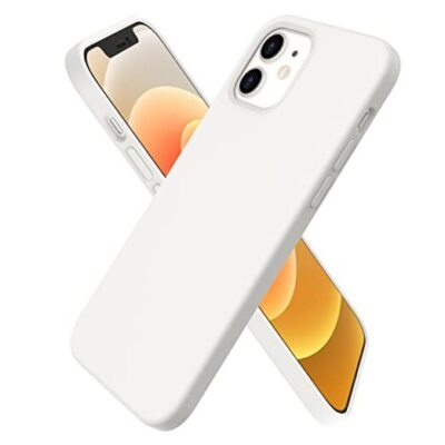  Compatible with iPhone 12 Case, Compatible with iPhone 12 Pro Case, Slim White