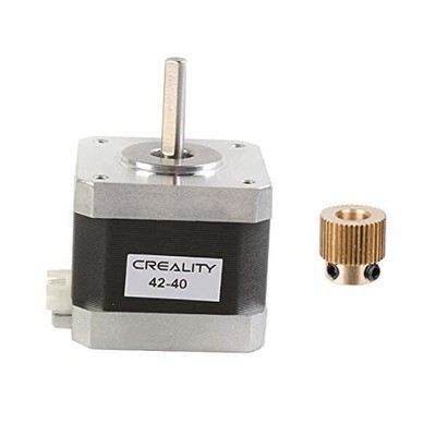 Creality Official 42-40 Stepper Motor with Extruder Gear, 42-40 E Stepper Motor