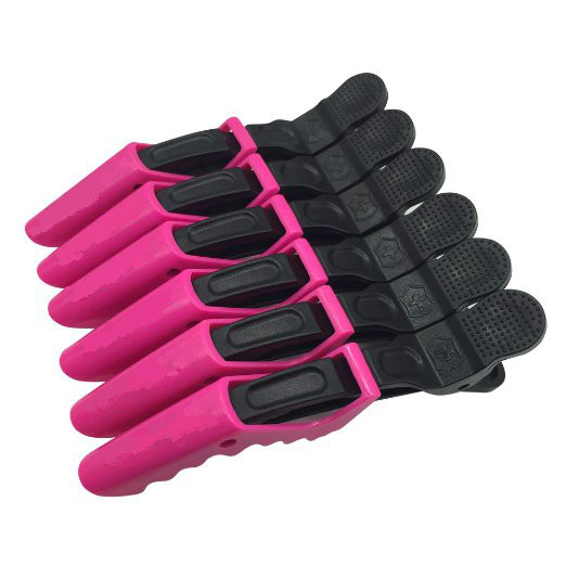6 Pcs Salon Beak Hair Clips - Crocodile Alligator Clasps, Twisted Claw Hair Clip