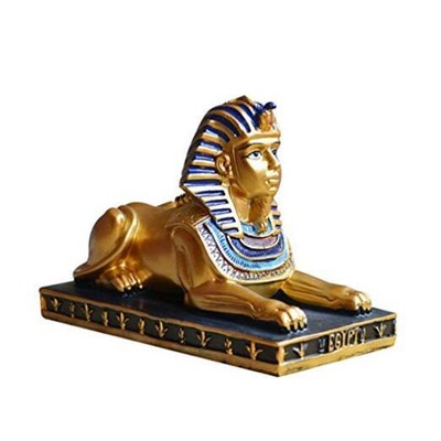  Egyptian Sphinx Figurine Statue Sphinx of Giza Decoration Vintage Antique 