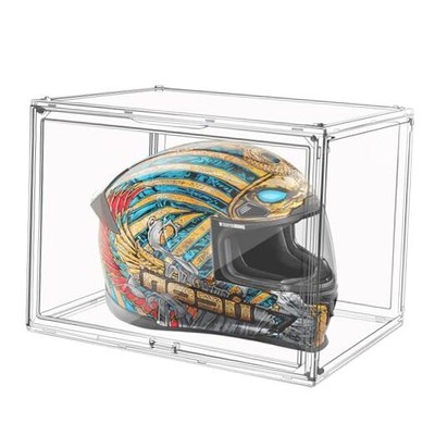 1 Pack Extra Large 17.7''X13''X13'' Clear Acrylic Organizer Box Display Case, 