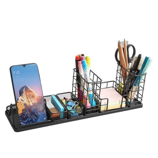 Desk Organizer, Pen Organizer for Desk, DIY Office & Home
