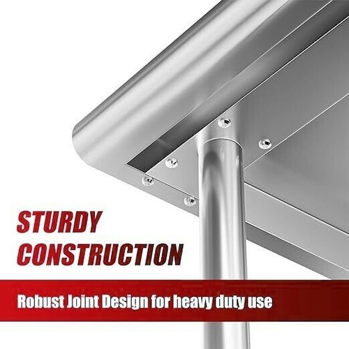 Stainless Steel Work Table 30x60in Commercial Kitchen Equipment Food Prep Table