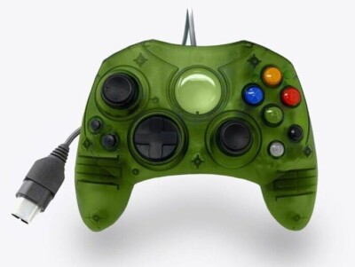 Wired  S- type Controller - For The Original Microsoft XBOX multiple Colors