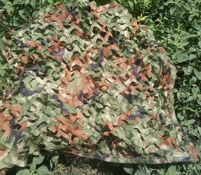 MILITARY CAMOUFLAGE NET JUNGLE WOODLANDS CAMO 1Mx1M