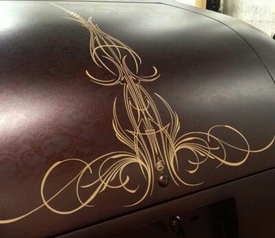 5 BRUSH set of PREMIUM "Pro" L.H. Scrolling Pinstriping Detail Brushes PROS KNOW