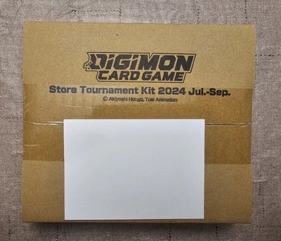 DIGIMON CARD GAME STORE TOURNAMENT KIT 2024 JUL - SEP NEW SEALED ENGLISH USA DCG