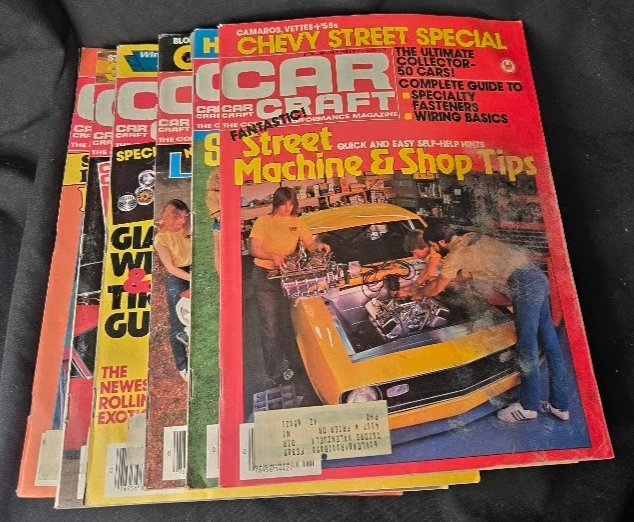 car craft magazine 1983 year complete lot of 12