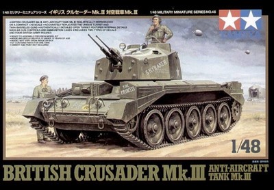 Tamiya 1/48 scale British Crusader Mk.III Anti-Aircraft Tank Mk.III 32546