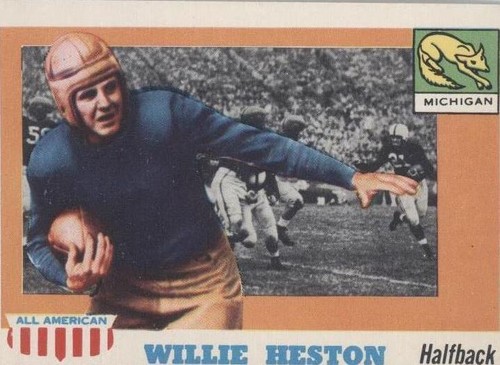 1955 Topps All American Willie Heston #93