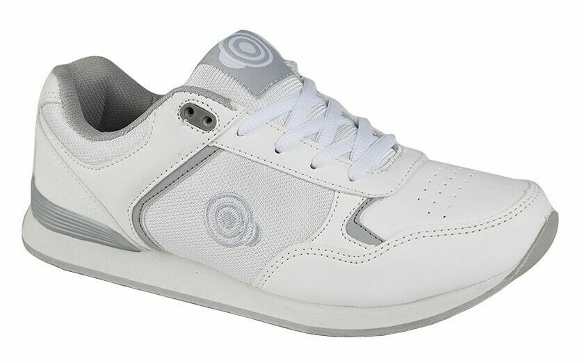 DEK Men�s Women�s White Grey LAWN BOWLS TRAINERS Indoor