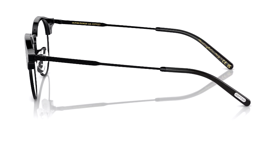 Pre-owned Oliver Peoples Ov5469 1005 Reiland Matte Black Black 46 Mm Men's Sunglasses In Demo Lens