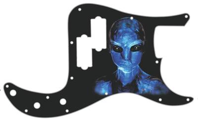 P Bass Precision Pickguard Custom Fender 13 Hole Guitar Pick Guard Blue Entity