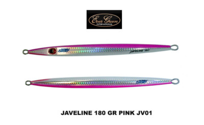 JAVELINE EVERGREEN VERTICAL JIG  180 GR COLORE PINK JV01 PESCA MARE BARCA