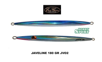 JAVELINE EVERGREEN VERTICAL JIG  180 GR COL. BLU JV02 PESCA MARE BARCA RICCIOLA