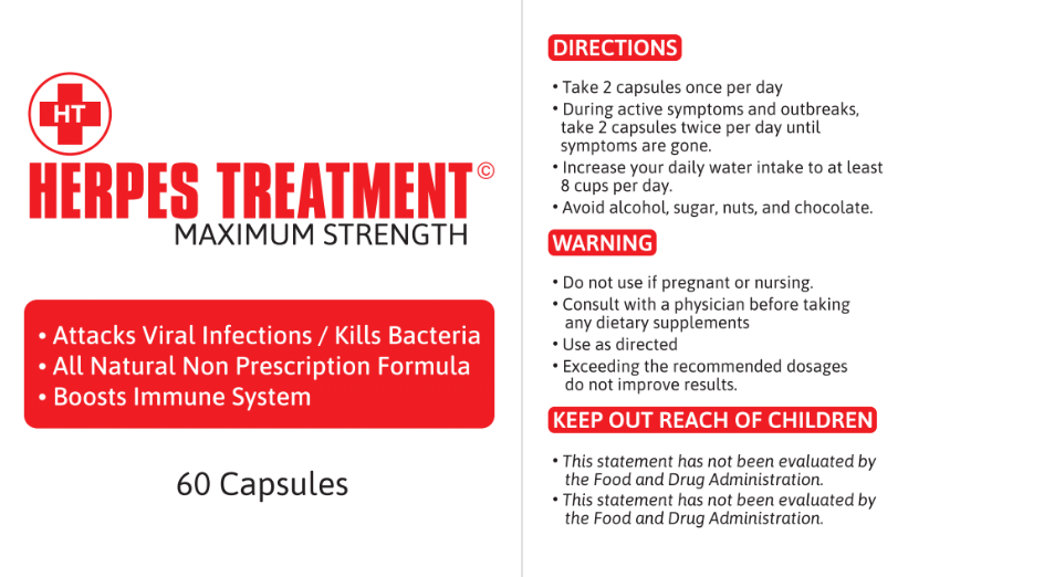 OUTBREAK SUPPLEMENT - MAXIMUM STRENGTH - 100% NATURAL - 60 CAPSULES - Dr Sebi