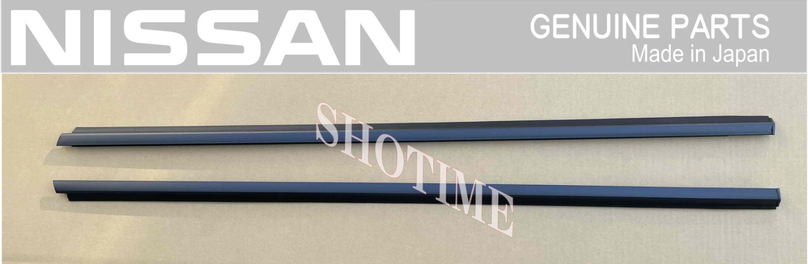 NISSAN ベルトモールディング NISSAN OEM 90-00 FAIRLADY Z32 300ZX Front Door Ouside Side