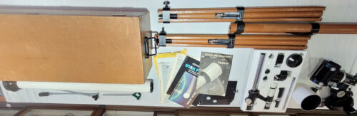 Vintage Tasco 10TE-5 76.2mm Telescope 600X 192X 120X Reg. No. 510600 with Case.