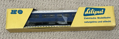 NIB! Liliput Blue Sleeper 1660 Train Passenger Car - SO COOL!