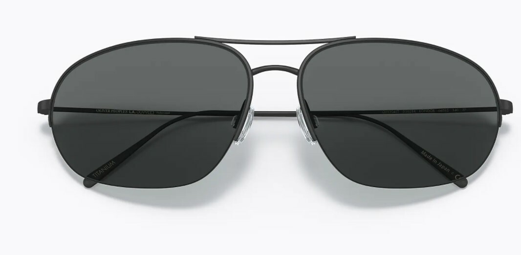 Pre-owned Oliver Peoples 0ov1304st Kondor 506281 Matte Black Polarized Unisex Sunglasses In Grey Polar