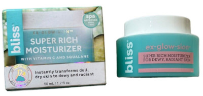 Bliss Super Rich Moisturizer w/ Vitamin C  - Vegan ex-glow-sion - 50 mL