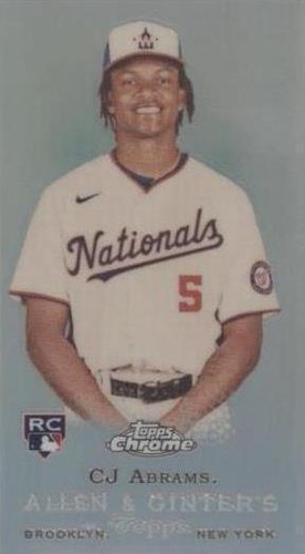 2022 Topps Allen & Ginter Chrome - C.J. Abrams #RDV-9
