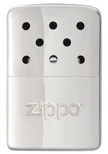 Zippo 6 Hour Hand Warmer With Filler Cup & Pouch, Silver, 40321, New In Box