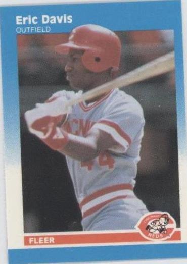 1987 Fleer Classic Miniatures - Eric Davis #26