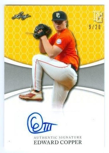 2022 Leaf Perfect Game National Showcase - Edward Copper #BA-EC1