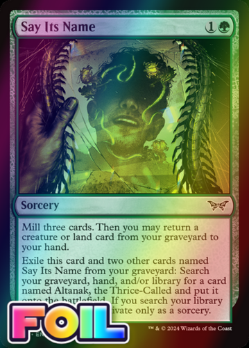 x1 Say Its Name DSK Duskmourn MTG 197 FOIL COMMON M/NM 1x | eBay