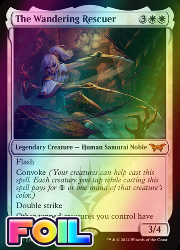 x1 The Wandering Rescuer DSK Duskmourn MTG 41 FOIL MYTHIC M
