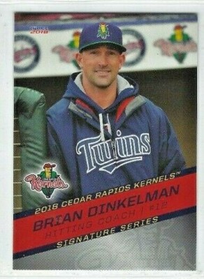 2018 Cedar Rapids Kernels (Class A-Minnesota Twins) Brian Dinkelman