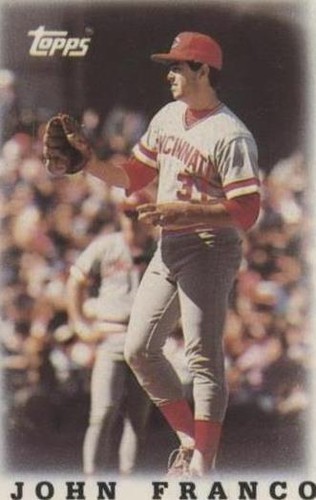 1988 Topps League Leaders Minis - John Franco #47