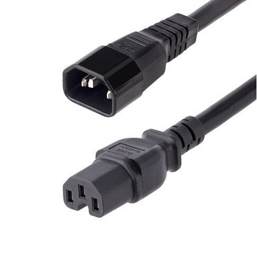 StarTech.com Heavy Duty 3ft (1m) Power Extension Cord PXTC14C153