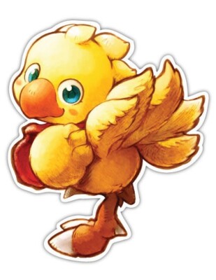 Final Fantasy Chocobo Anime Car Decal Sticker 001