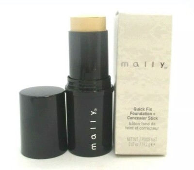 Mally Beauty Quick Fix Foundation & Concealer Stick- Fair - 0.67 Ounce - NIB