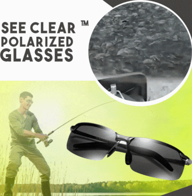 Clear top polarised glasses